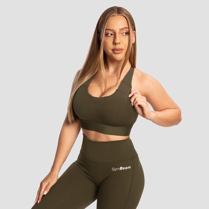 Reggiseno Sportivo Limitless Espresso - GymBeam XS