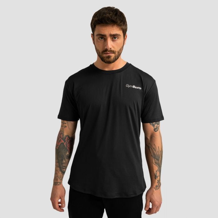 T-Shirt Sportiva da Uomo Limitless Black - GymBeam