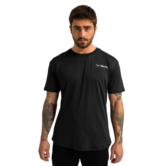 T-Shirt Sportiva da Uomo Limitless Black - GymBeam XXXL