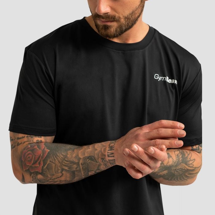 T-Shirt Sportiva da Uomo Limitless Black - GymBeam XXXL