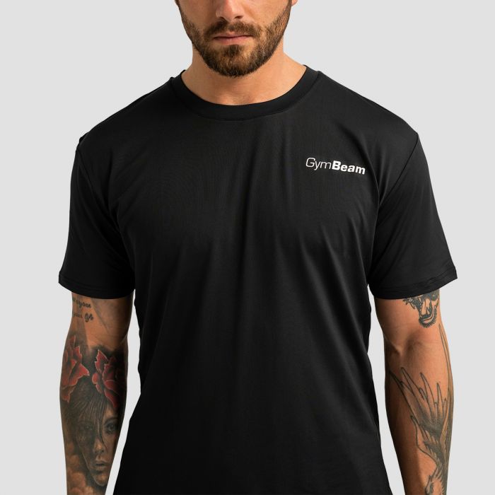 T-Shirt Sportiva da Uomo Limitless Black - GymBeam XXXL