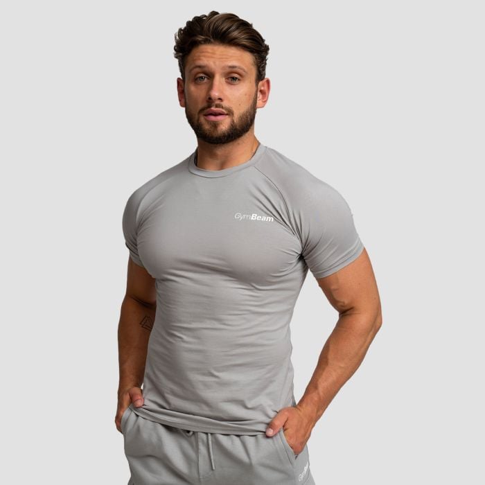 Maglietta TRN Fitted da uomo Grey - GymBeam S