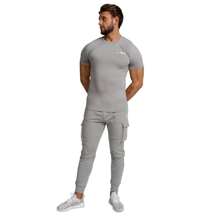 Maglietta TRN Fitted da uomo Grey - GymBeam S