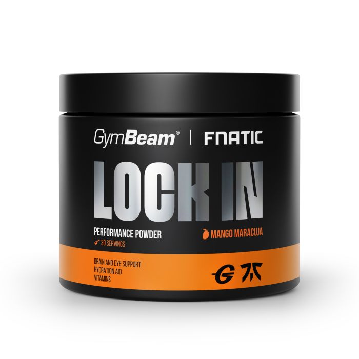 Integratore Nootropico per Gaming LOCK IN x Fnatic - GymBeam Mango-Maracuja