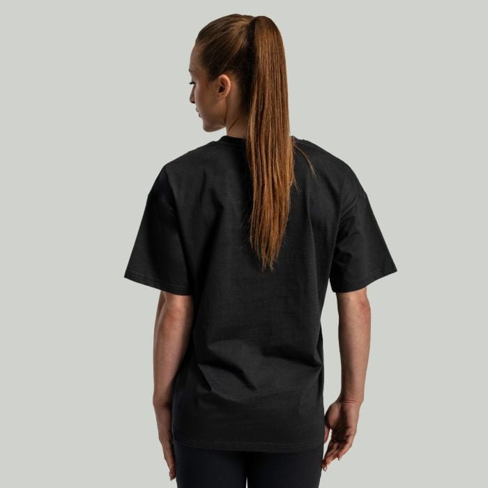 T-Shirt da Donna Lunar Oversize Black - STRIX XS