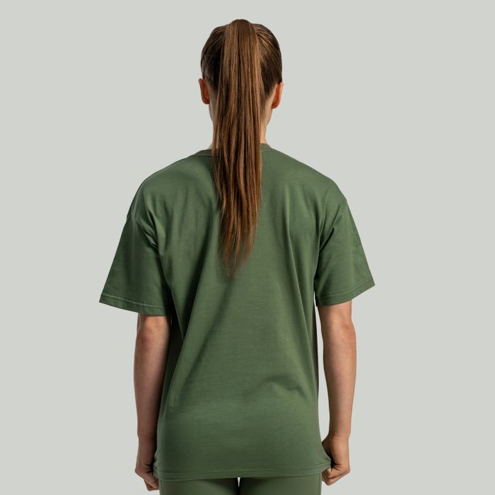 T-Shirt da Donna Lunar Oversize Cedar Green - STRIX S