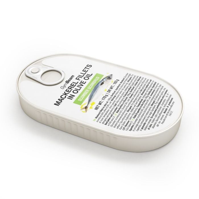 Filetti di Sgombro in Olio d‘Oliva - GymBeam 170 g