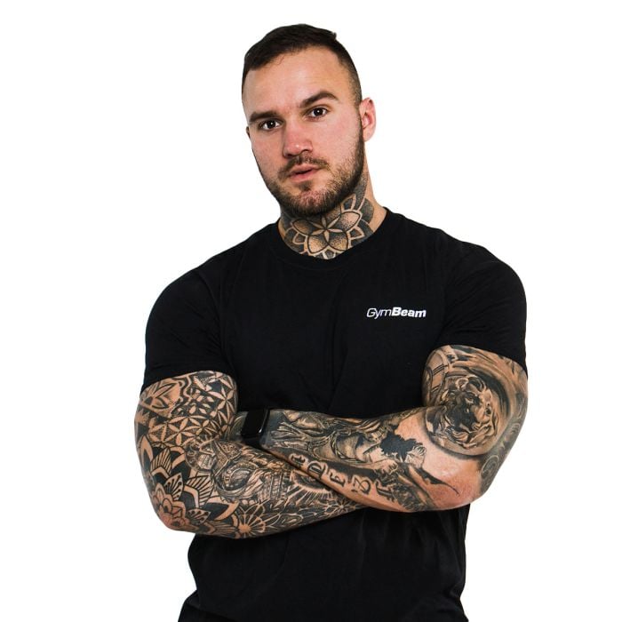 T-Shirt Basic Black - GymBeam M