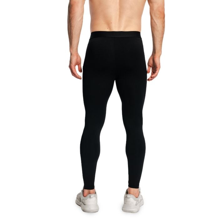 Leggings da Uomo Combat Black - GymBeam XXL