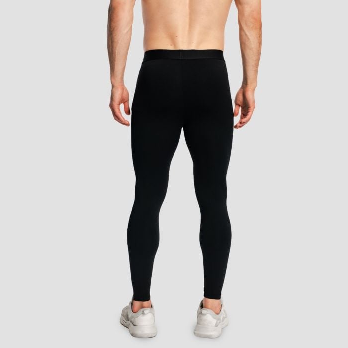 Leggings da Uomo Combat Black - GymBeam XXL