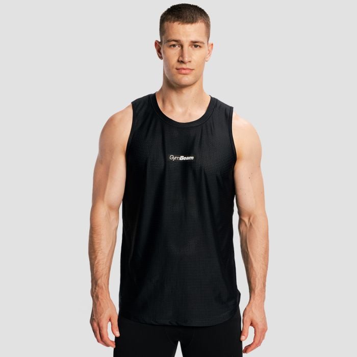 Canotta da Uomo Combat Black - GymBeam L