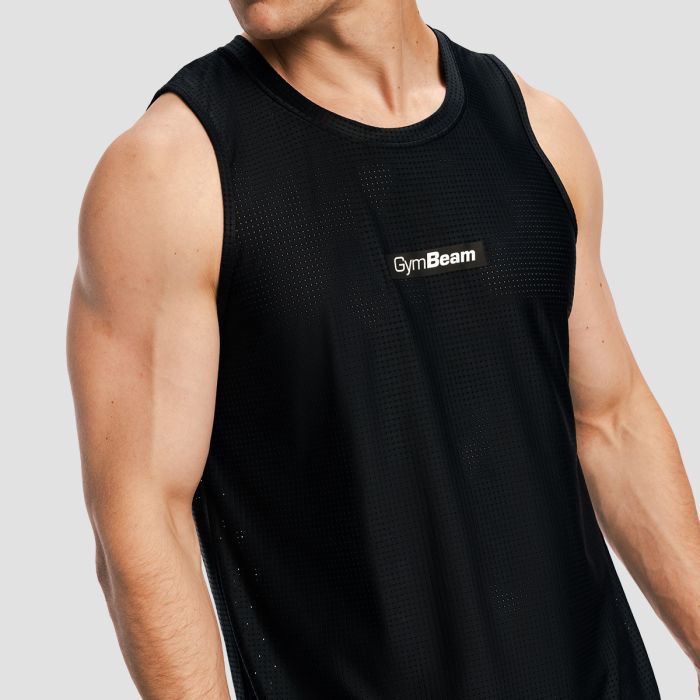 Canotta da Uomo Combat Black - GymBeam L