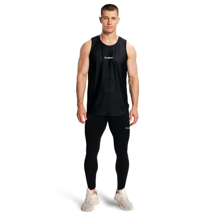 Canotta da Uomo Combat Black - GymBeam L