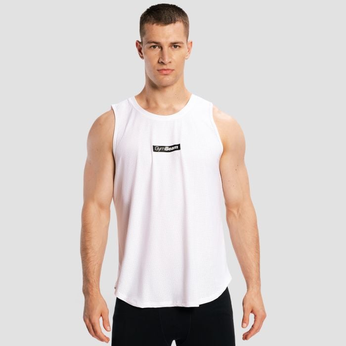 Canotta da Uomo Combat White - GymBeam XL
