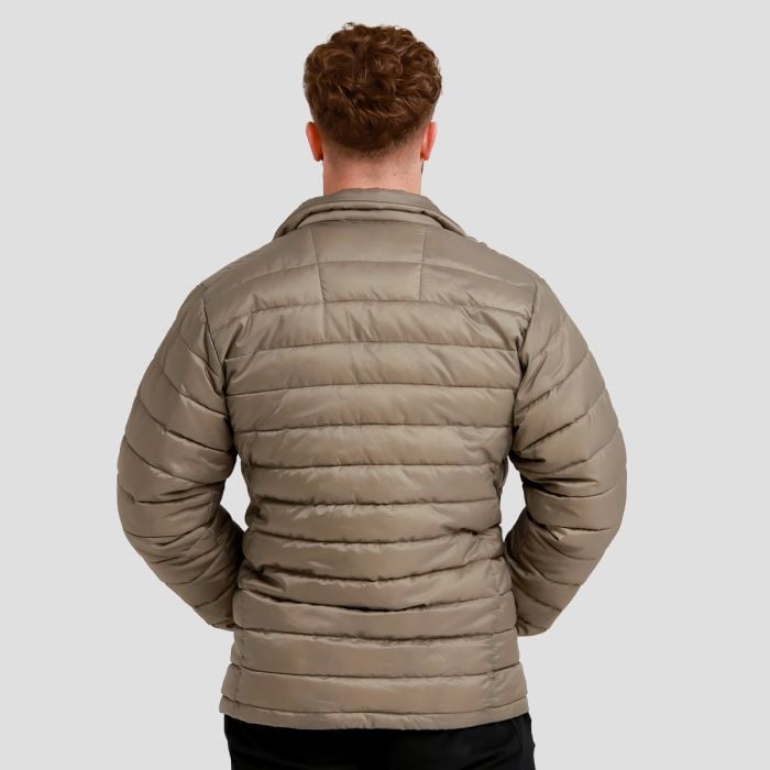 Piumino Puffer da Uomo Vetiver/Black - GymBeam XXL