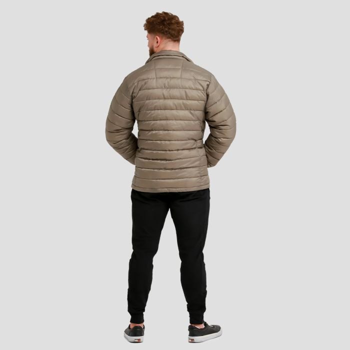Piumino Puffer da Uomo Vetiver/Black - GymBeam XXL
