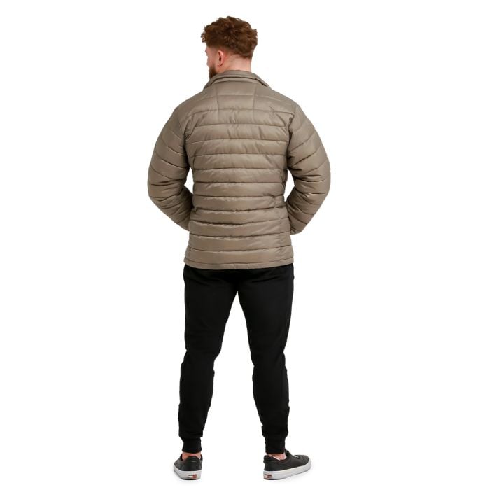 Piumino Puffer da Uomo Vetiver/Black - GymBeam XXL