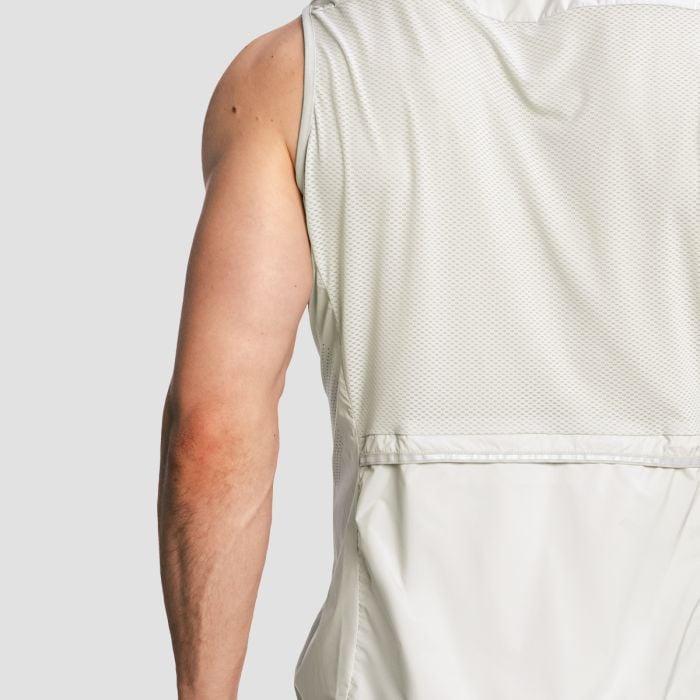 Gilet da Uomo Pulse X Running Grey - GymBeam XL