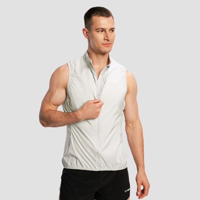 Gilet da Uomo Pulse X Running Grey - GymBeam XL
