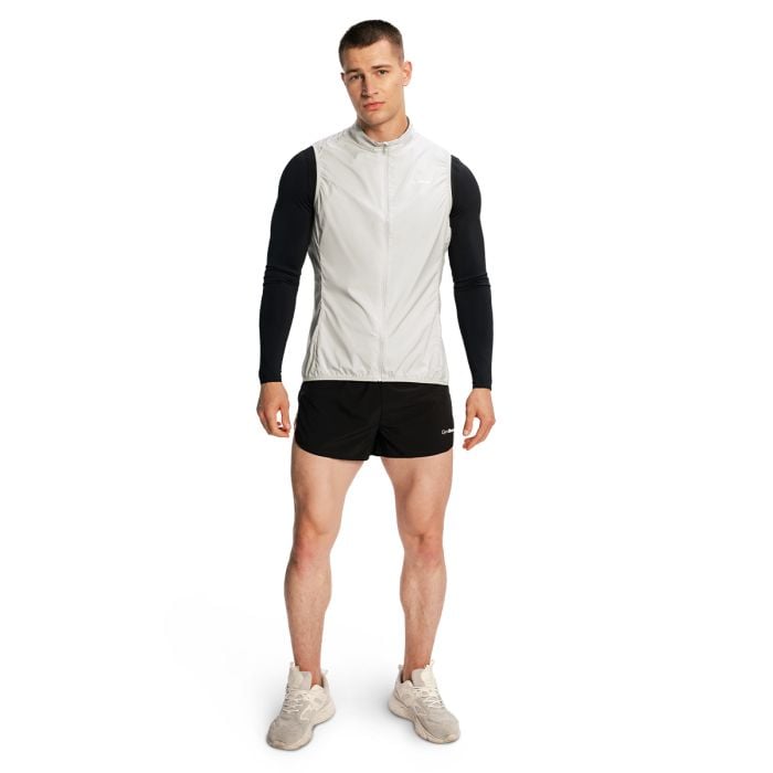 Gilet da Uomo Pulse X Running Grey - GymBeam XL