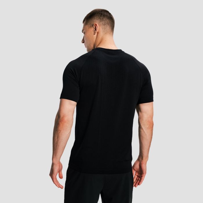 Maglietta da Uomo Pulse X Running Black - GymBeam XXL