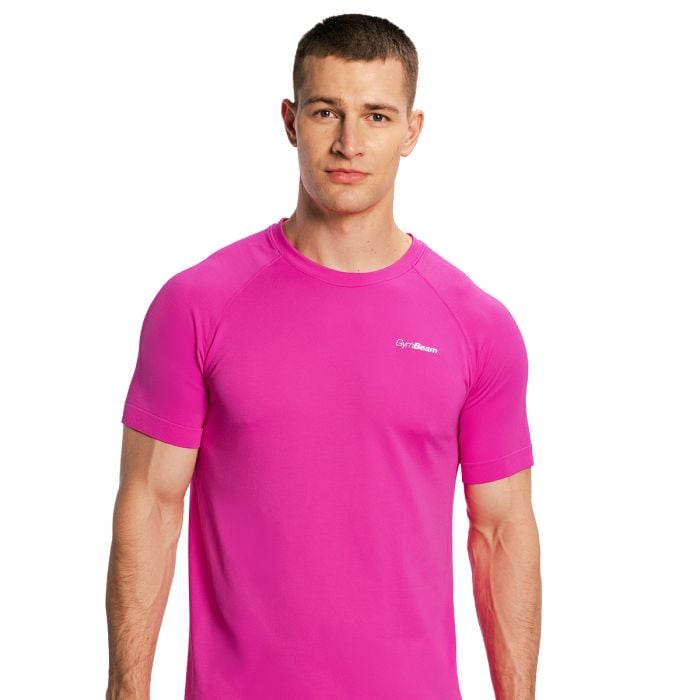Maglietta da Uomo Pulse X Running Purple - GymBeam XL