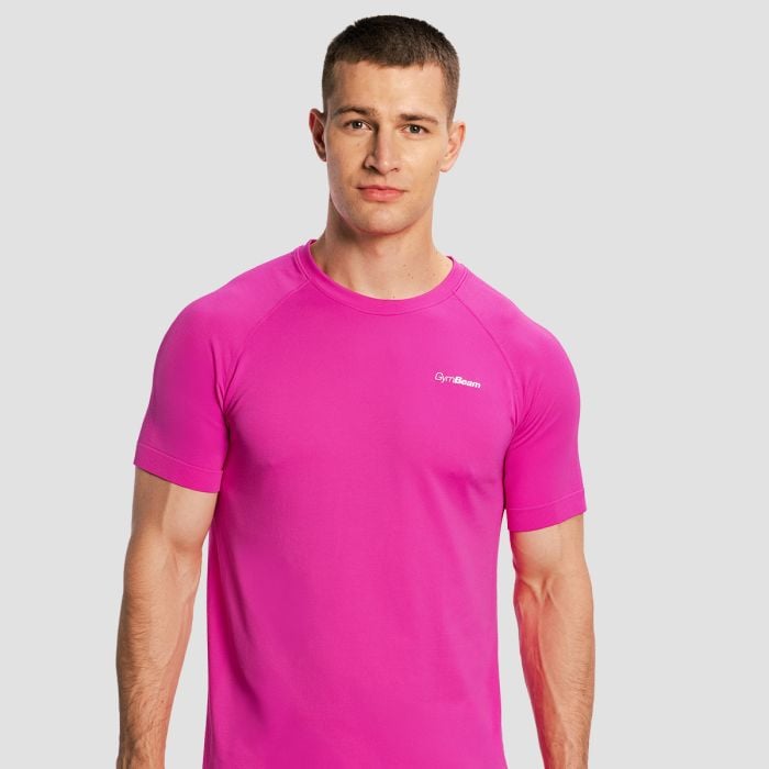 Maglietta da Uomo Pulse X Running Purple - GymBeam XL
