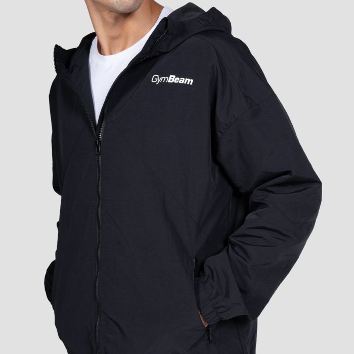 Giacca da Uomo Relay Black - GymBeam L
