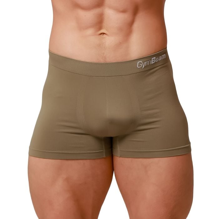 Boxer da Uomo Seamless 2Pack Army - GymBeam L