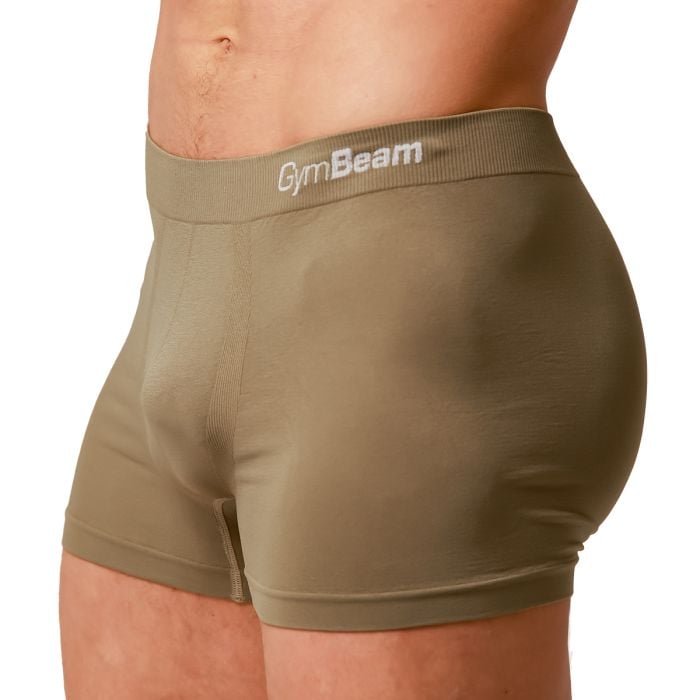 Boxer da Uomo Seamless 2Pack Army - GymBeam L