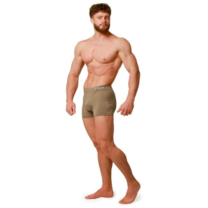 Boxer da Uomo Seamless 2Pack Army - GymBeam L