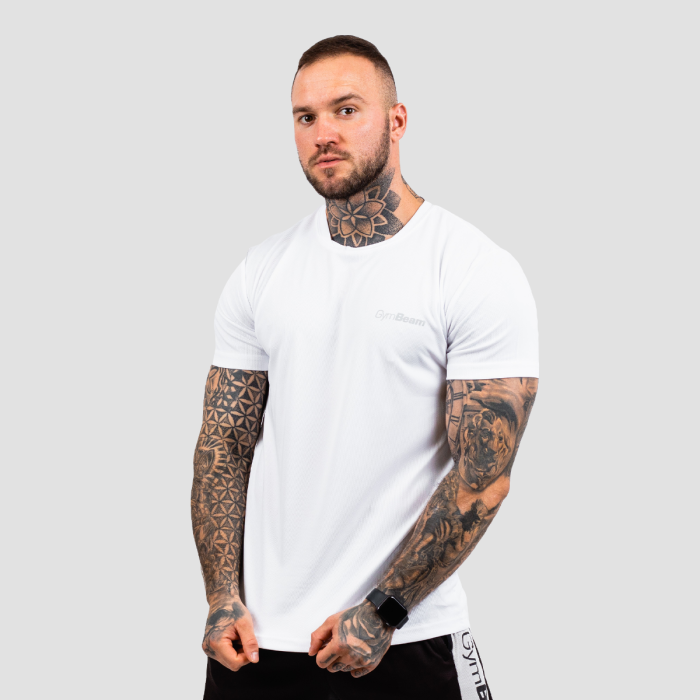 T-Shirt TRN 3Pack White - GymBeam XXXL - 3pack