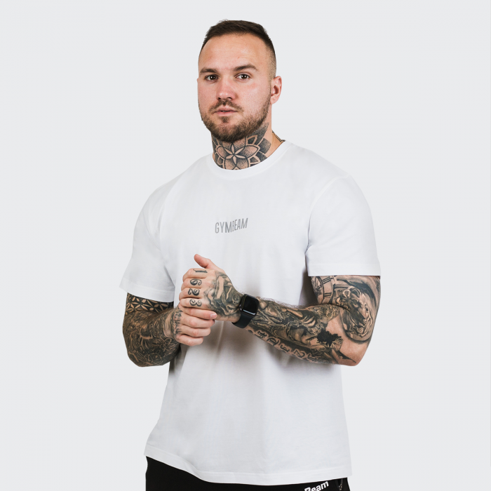 T-shirt FIT / White - GymBeam