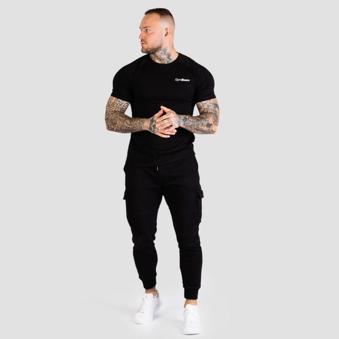 T-shirt TRN Fitted Black - GymBeam M