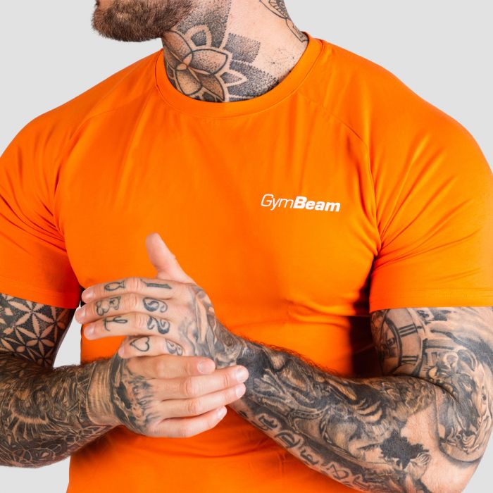 T-Shirt TRN Fitted Orange - GymBeam XXXL