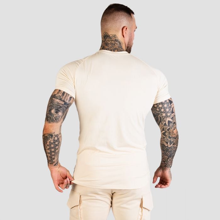 T-Shirt TRN Fitted Sand - GymBeam XXXL