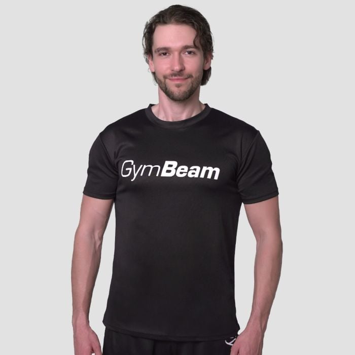 T-Shirt in Mesh Essence Black - GymBeam L