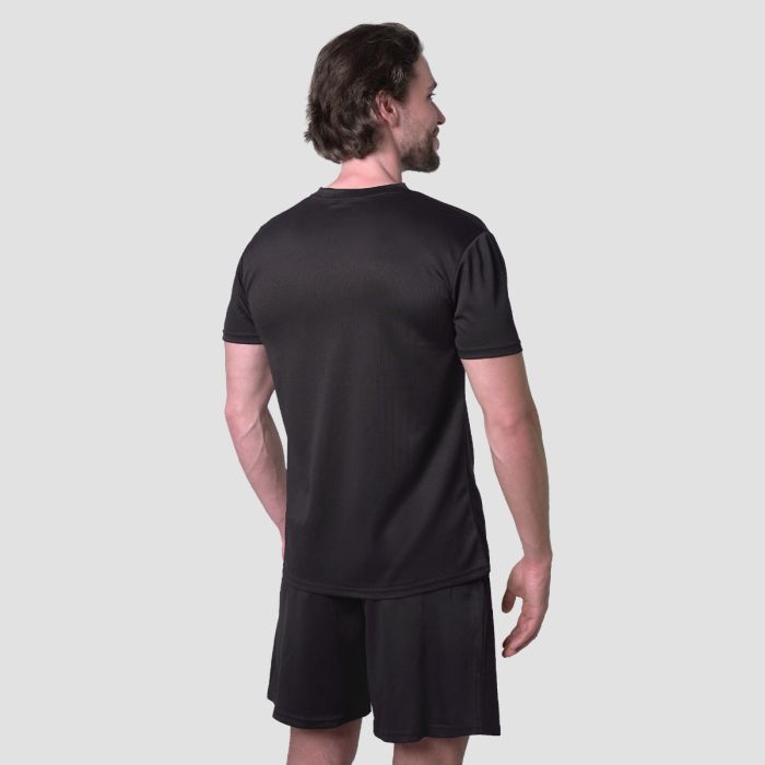 T-Shirt in Mesh Essence Black - GymBeam L