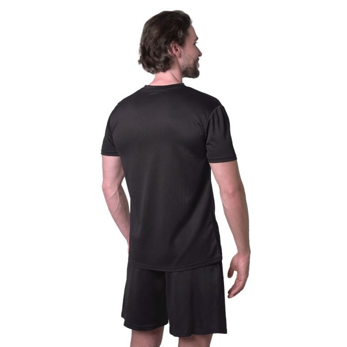 T-Shirt in Mesh Essence Black - GymBeam L
