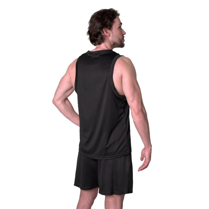 Canotta in Mesh Essence Black - GymBeam M