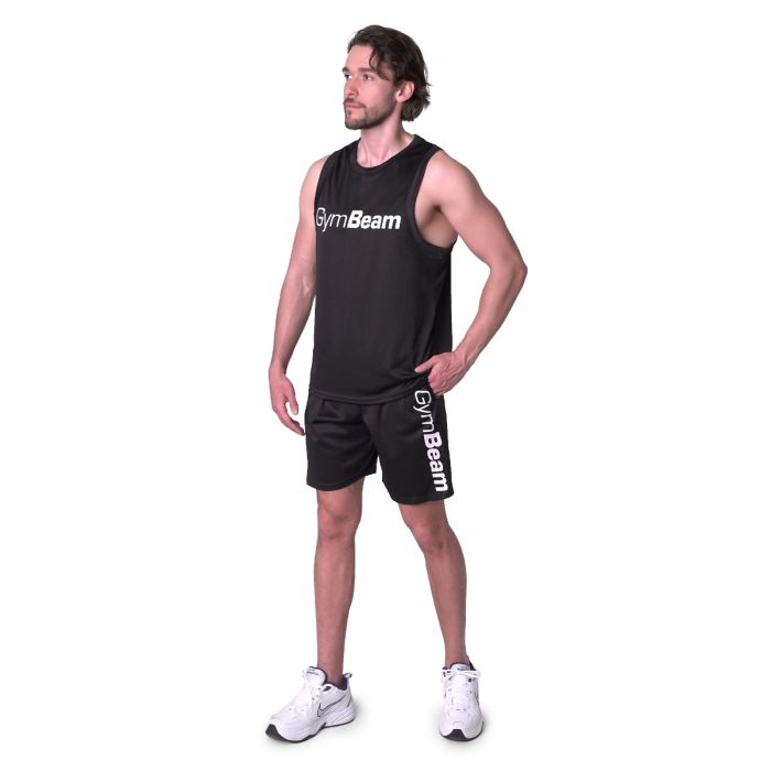 Canotta in Mesh Essence Black - GymBeam M