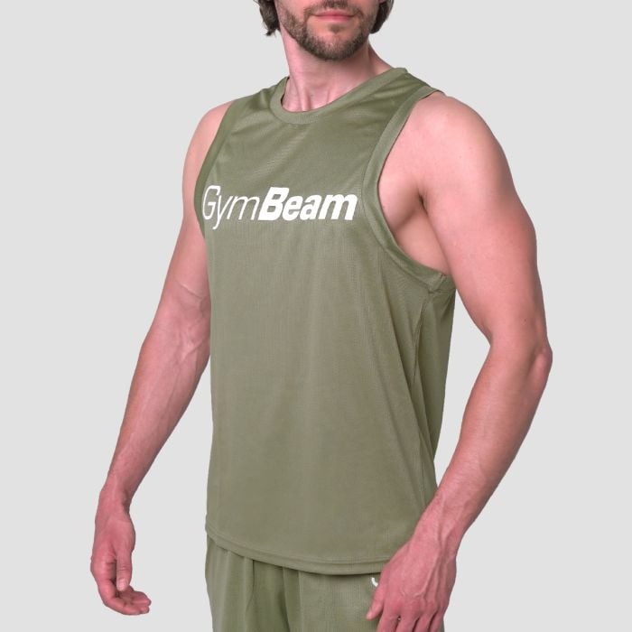 Canotta in Mesh Essence Green - GymBeam L