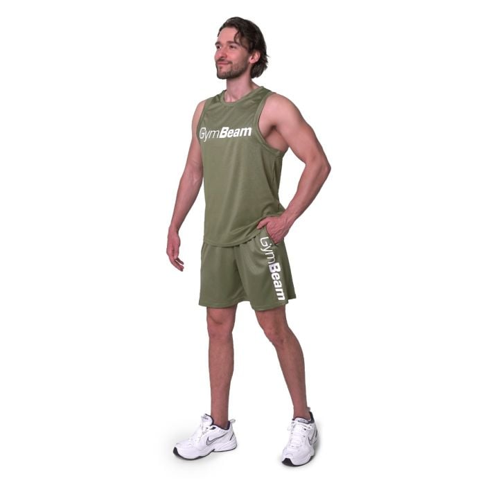 Canotta in Mesh Essence Green - GymBeam L