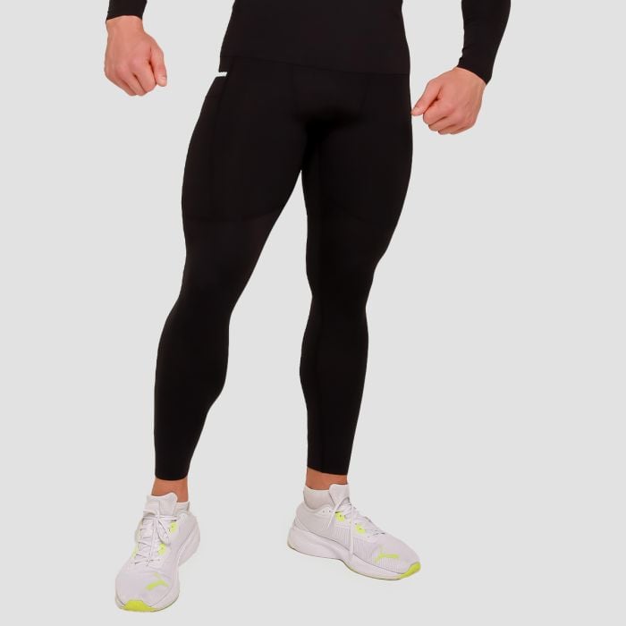 Leggings a Compressione Alta Black - GymBeam L