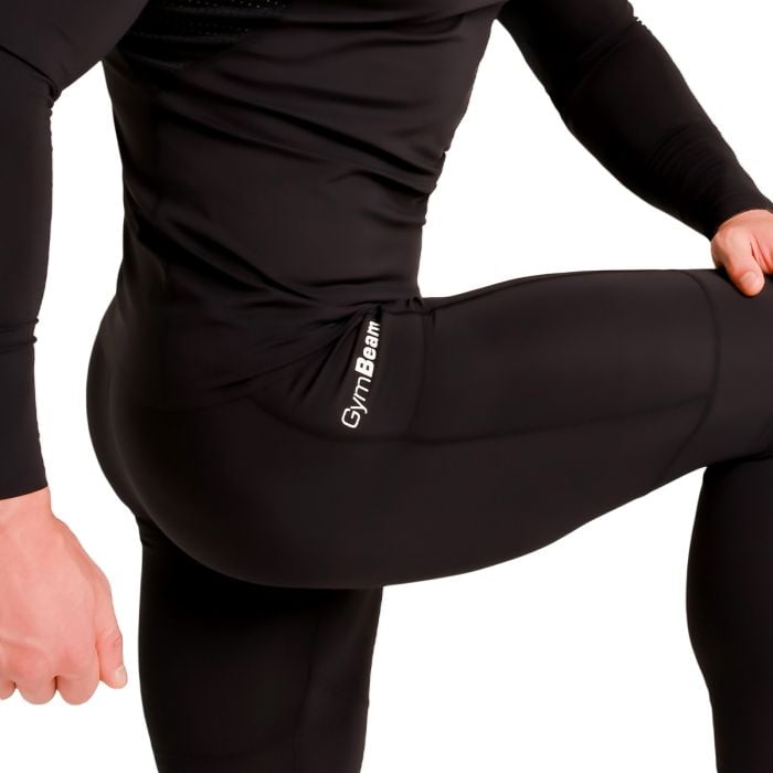 Leggings a Compressione Alta Black - GymBeam L