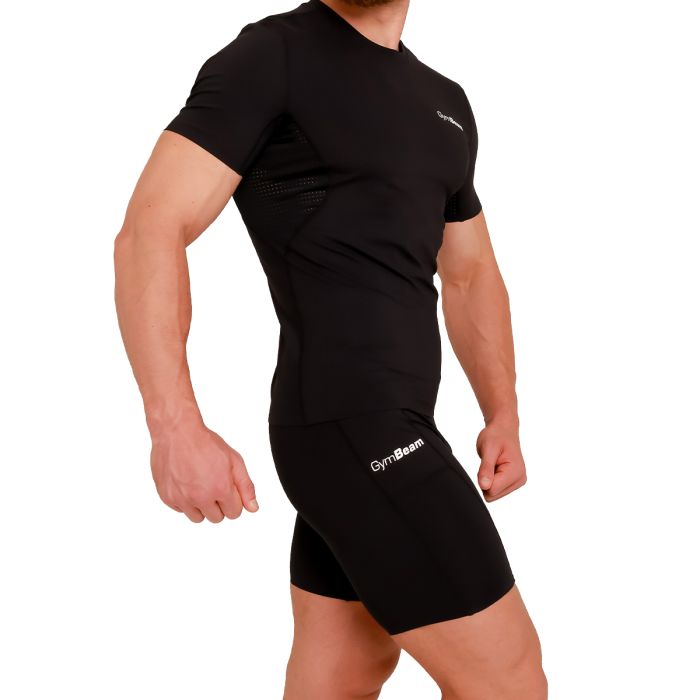 Pantaloncini High Compression Black - GymBeam XXXL