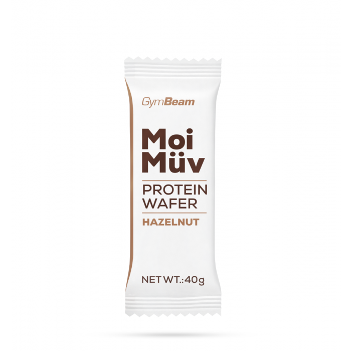 Wafer Proteico MoiMüv - GymBeam 40 g - Nocciola