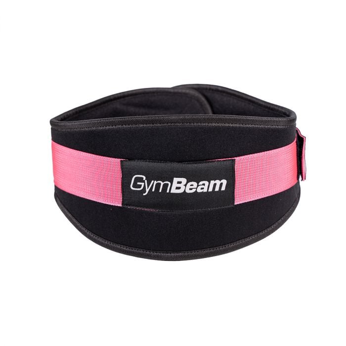 Cintura fitness in neoprene LIFT Black & Pink - GymBeam