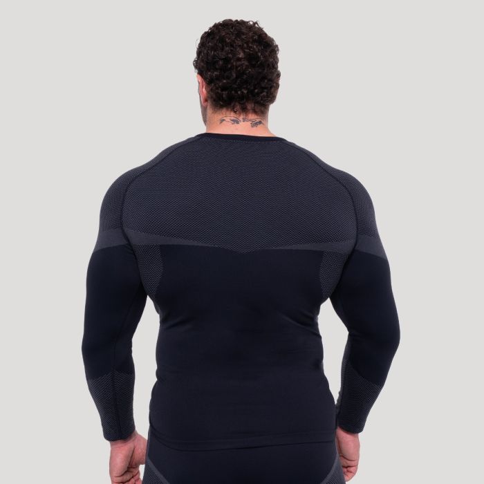 Maglia a Maniche Lunghe Seamless OG1 Black/Grey - GymBeam M
