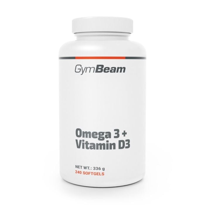 Omega 3 + Vitamina D3 - GymBeam 90 cps